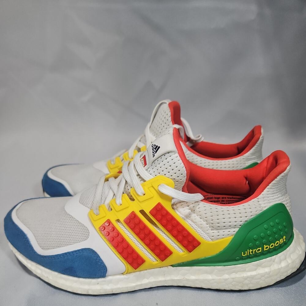 Adidas UltraBoost DNA LEGO Color Pack Multi Mens 8 FZ3983 Red Yellow Blue Green